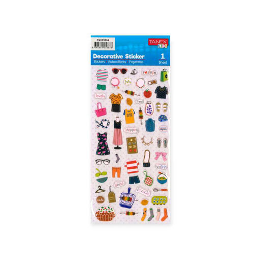 Picture of TANEX KIDS DECORATIVE CLOTHING STICKERS